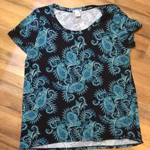 Honey and Lace paisley tee